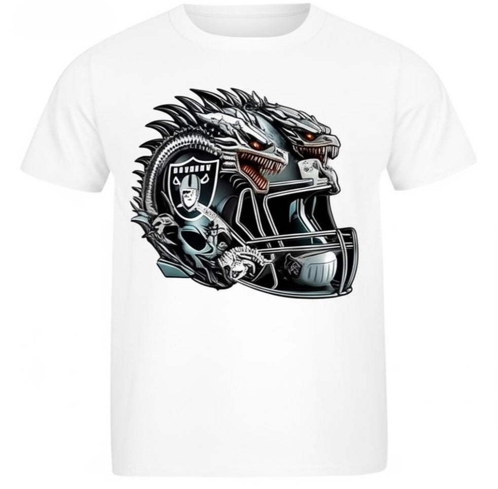 Raiders Dragon Helmet T-Shirt