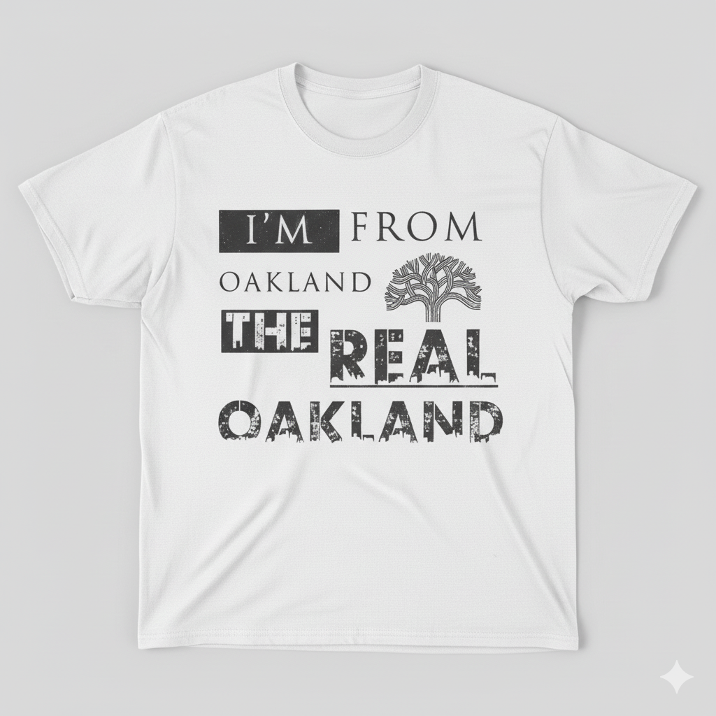"I'm from the Real Oakland" T-Shirt