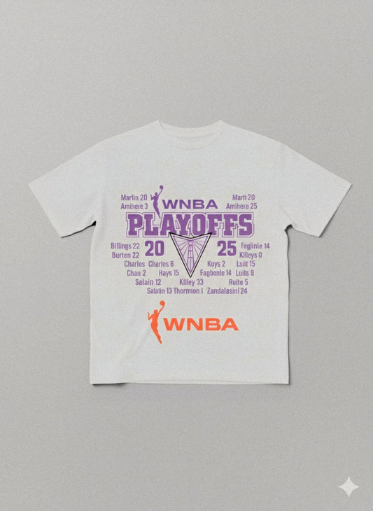 Custom Golden State Valkyries 2025 WNBA Playoff T-Shirt