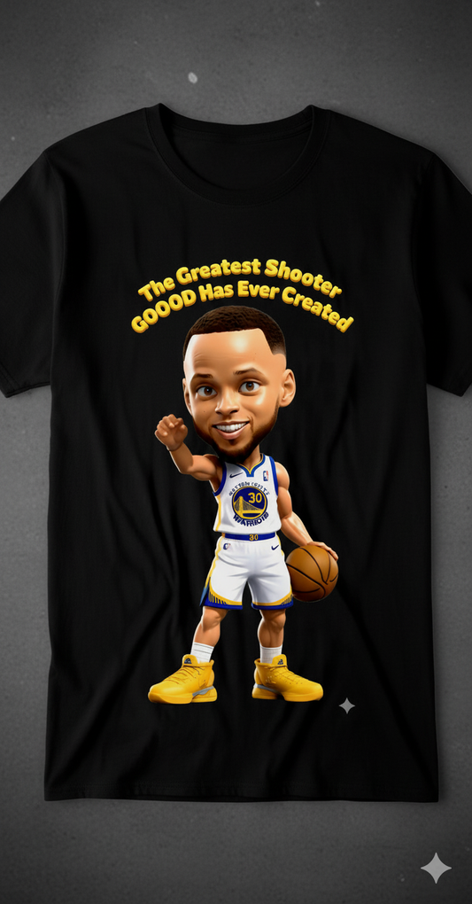 Stephen Curry Cartoon #30 GSW Basketball Fan T-Shirt