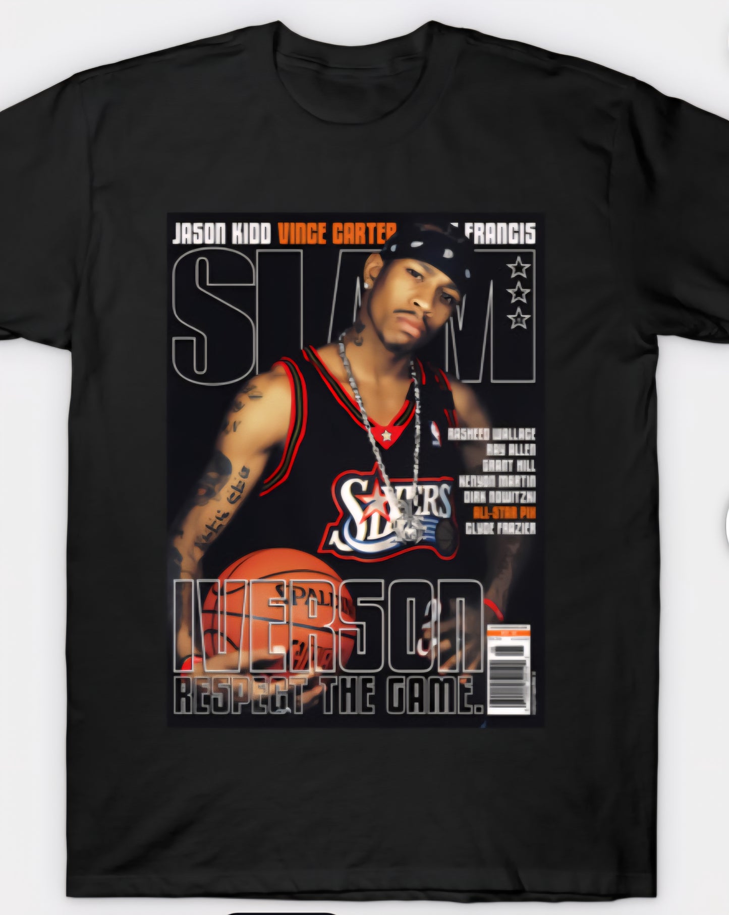 Allen Iverson "Respect the Game" SLAM Magazine T-Shirt