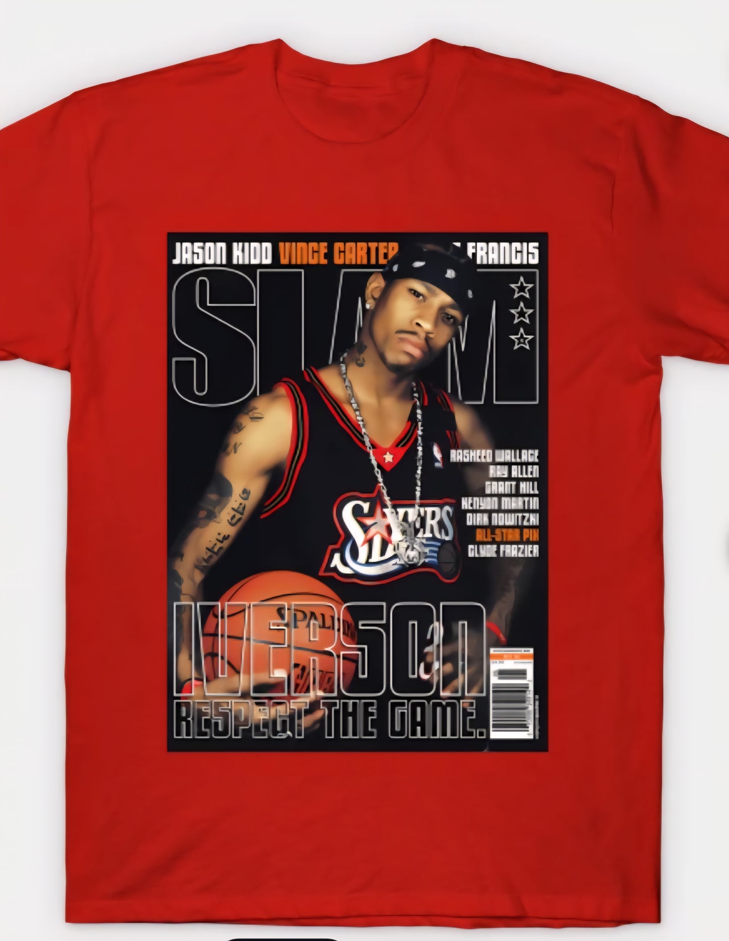 Allen Iverson "Respect the Game" SLAM Magazine T-Shirt