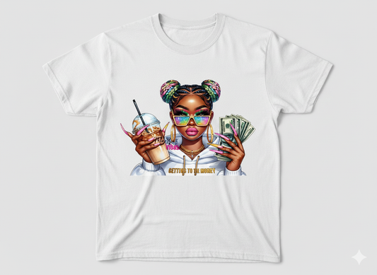 VIBES "Getting To The Money" Graphic T-shirt