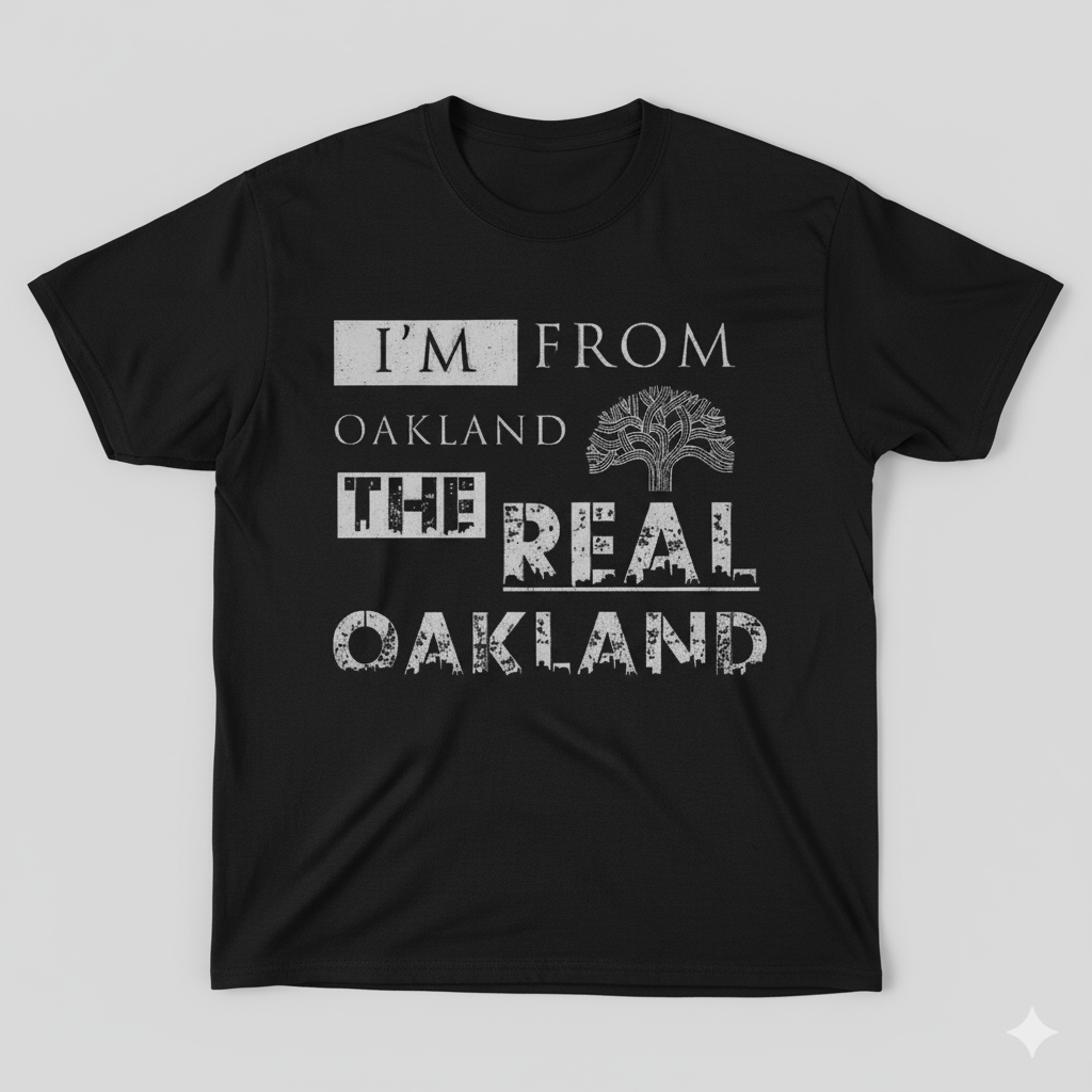 "I'm from the Real Oakland" T-Shirt