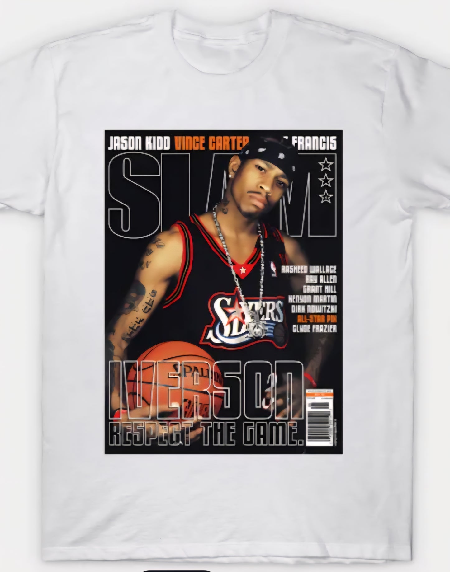 Allen Iverson "Respect the Game" SLAM Magazine T-Shirt