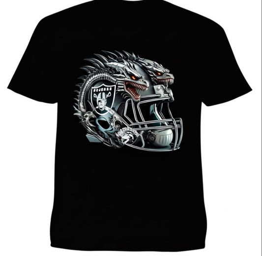 Raiders Dragon Helmet T-Shirt