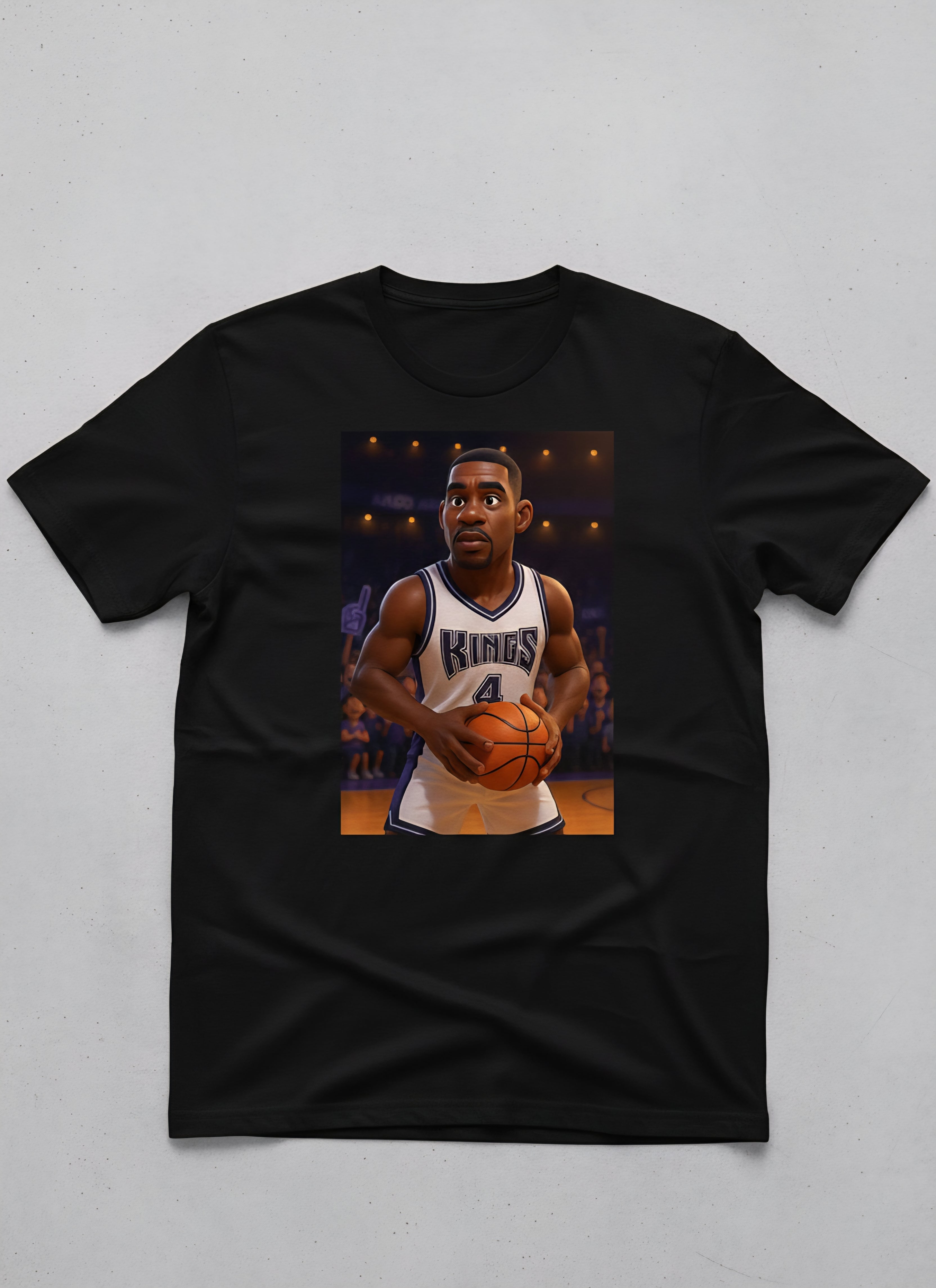 Vintage Style C. Web 4 Graphic Tee - Number 4 Kings Jersey