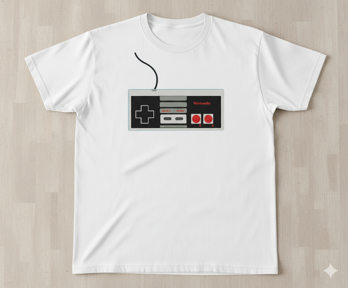 N-E-S Controller Graphic T-Shirt