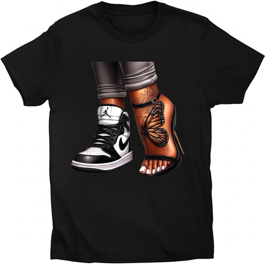 Sneaker & Stiletto Butterfly T-Shirt