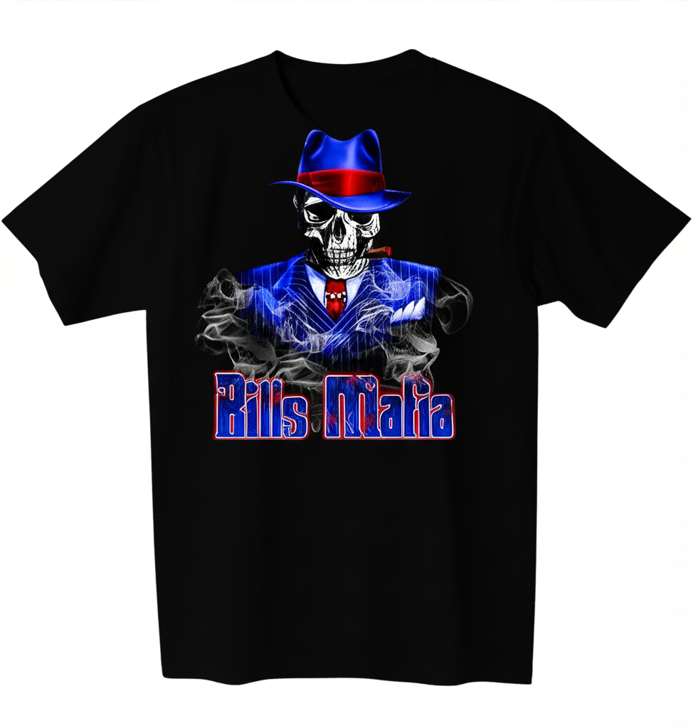 Bills Mafia skeleton Tshirt