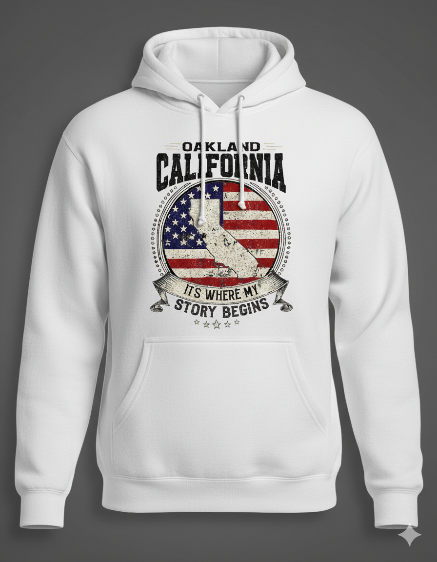 Oakland, California: It's Where My Story Begins Hoodie
