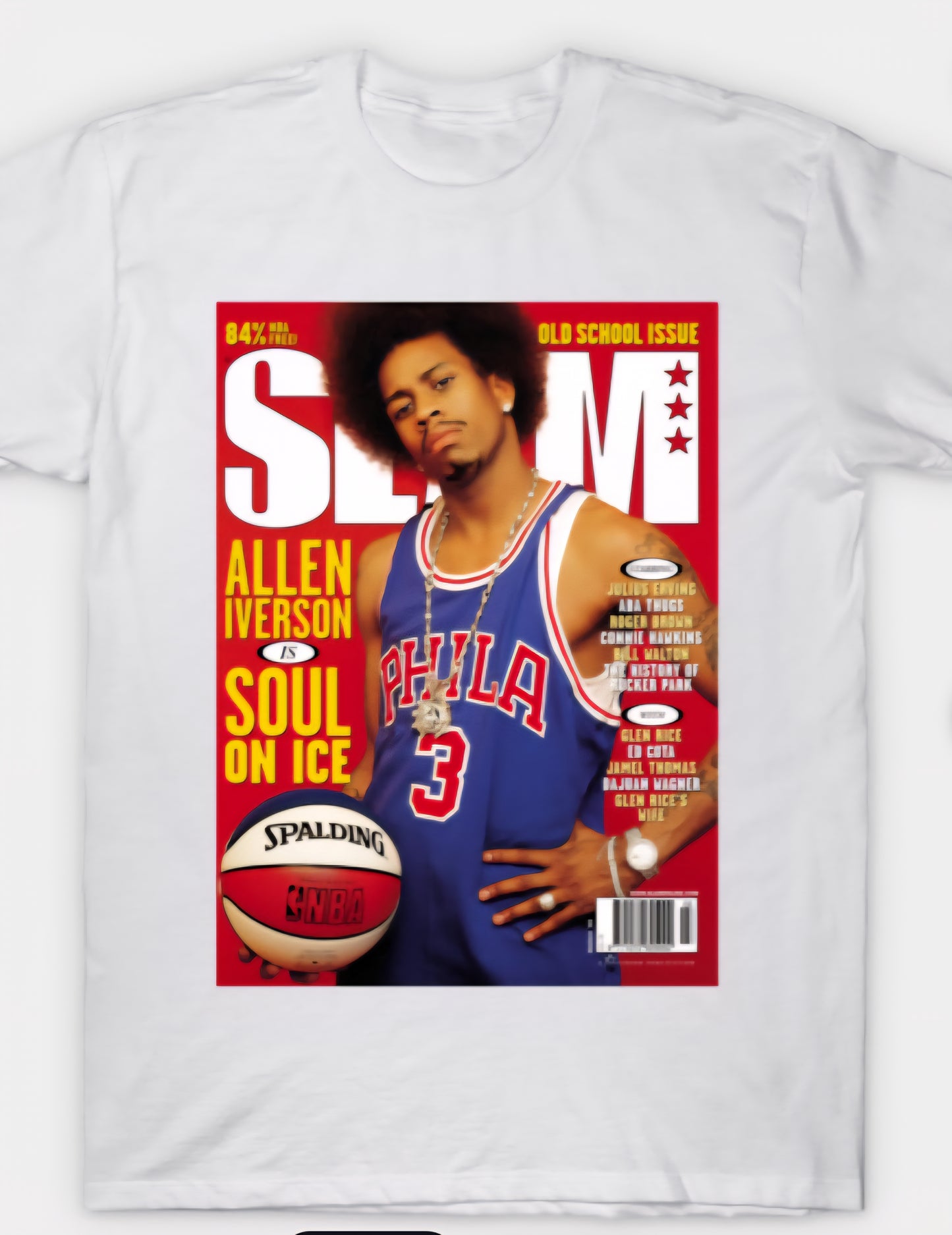 Allen Iverson "Soul on Ice" SLAM Magazine T-Shirt