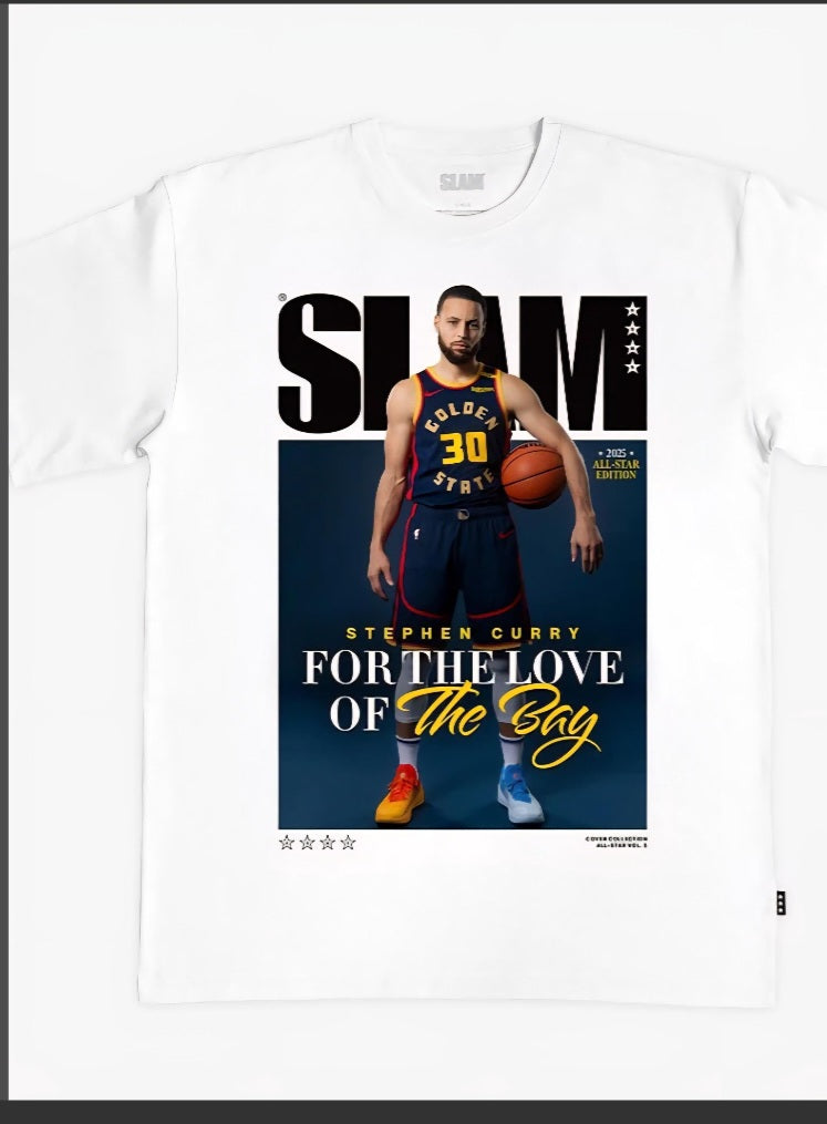 Slam Magazine Stephen Curry 'For the Love of the Bay' T-shirt