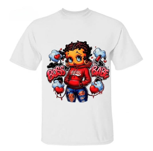 Betty Boop Boss Baby Graphic Tee for women