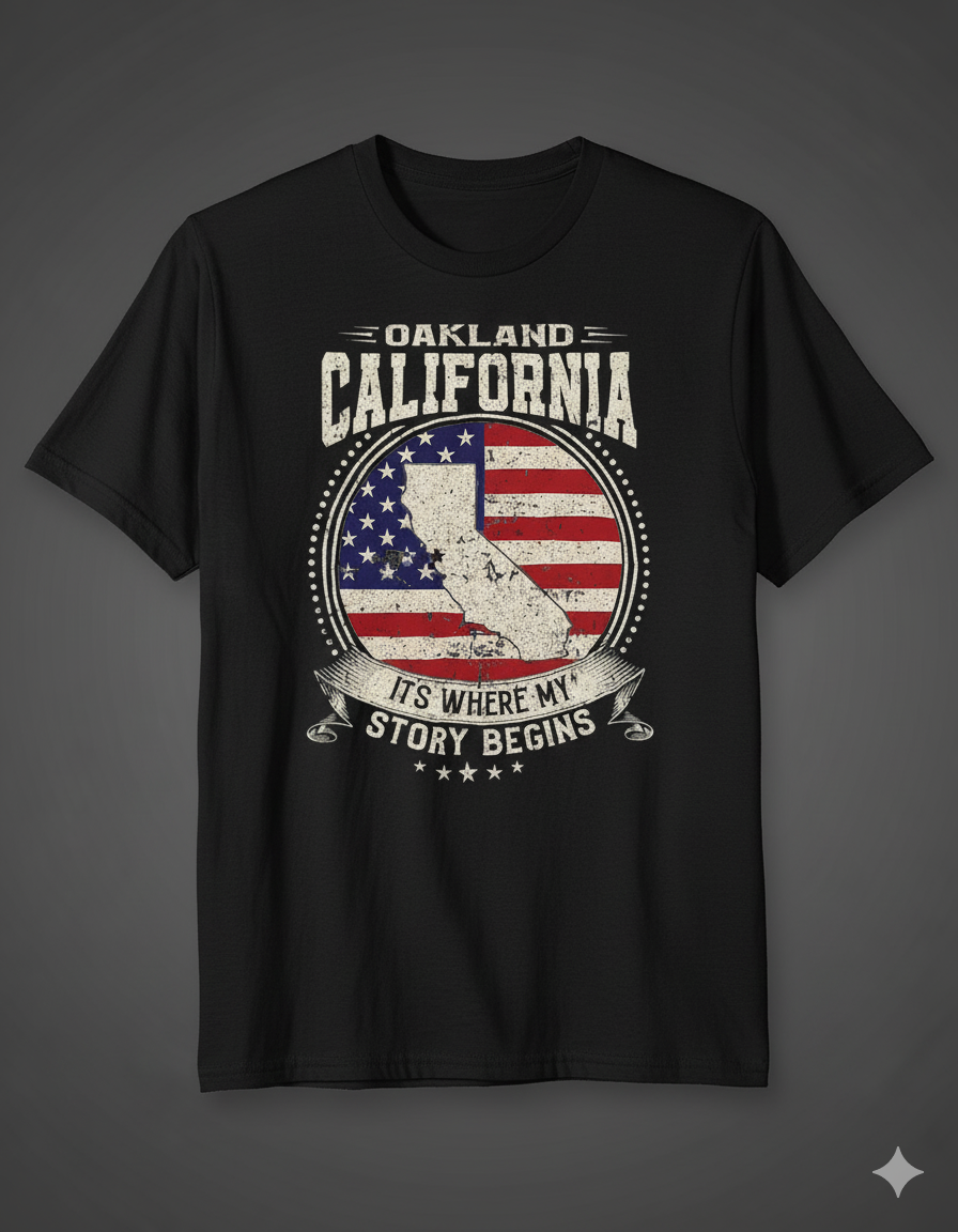 Oakland, California: It's Where My Story Begins T-Shirt